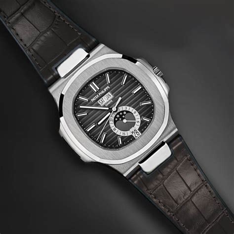 patek philippe alligator strap|patek philippe nautilus 5726.